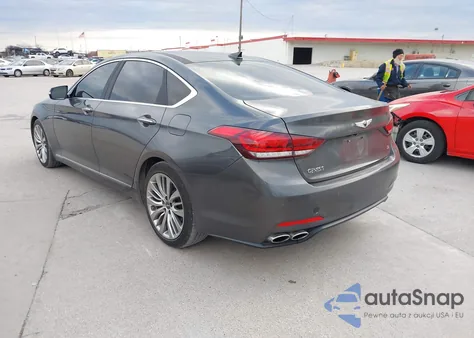 2018 Genesis G80 5.0 Ultimate from USA, damaged, VIN KMHGN4JF2JU266314